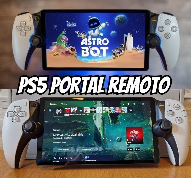 Reprodutor Remoto Playstation Portal Para Console Ps5 Cor Branco
