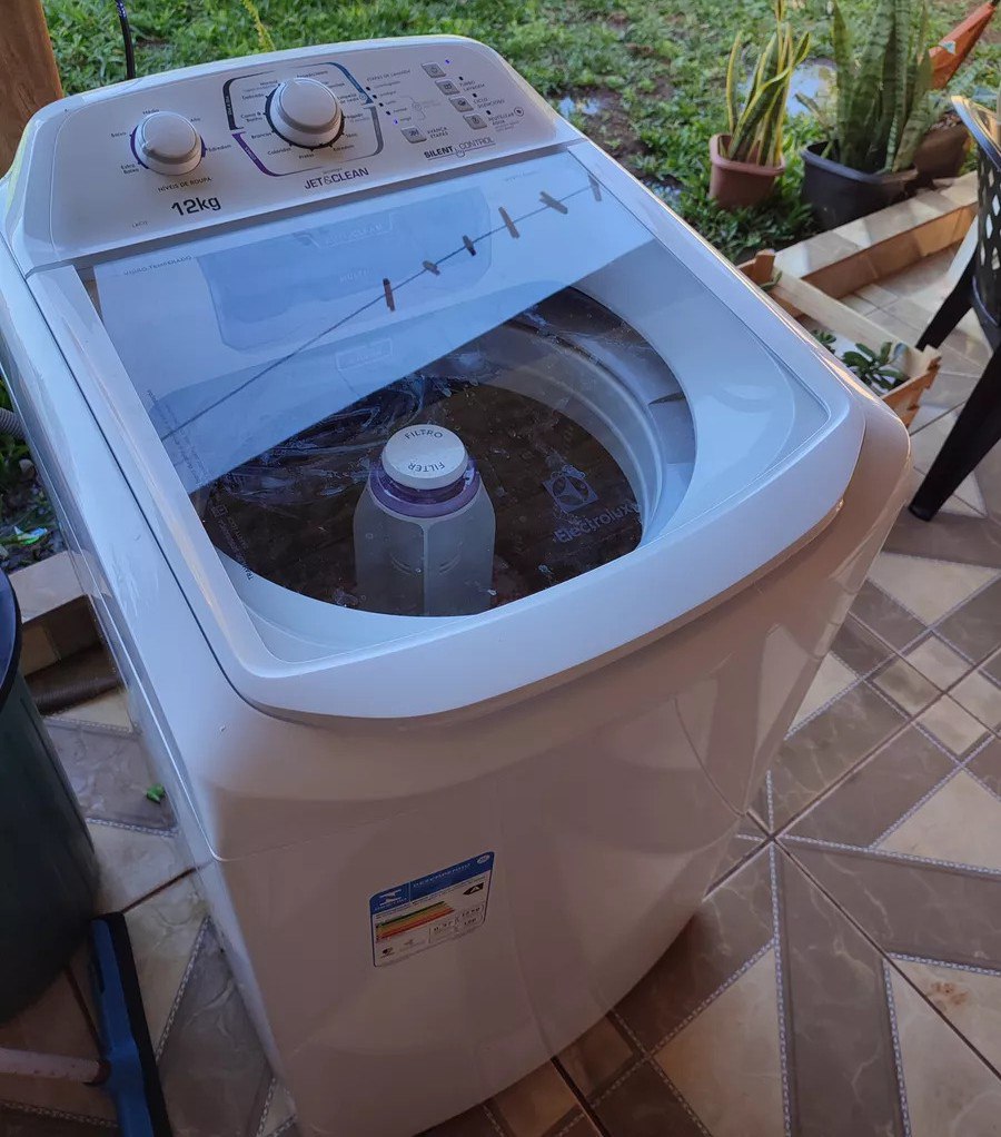 Lavadora Electrolux 12kg Com Dispenser Autolimpante Lac12 127V