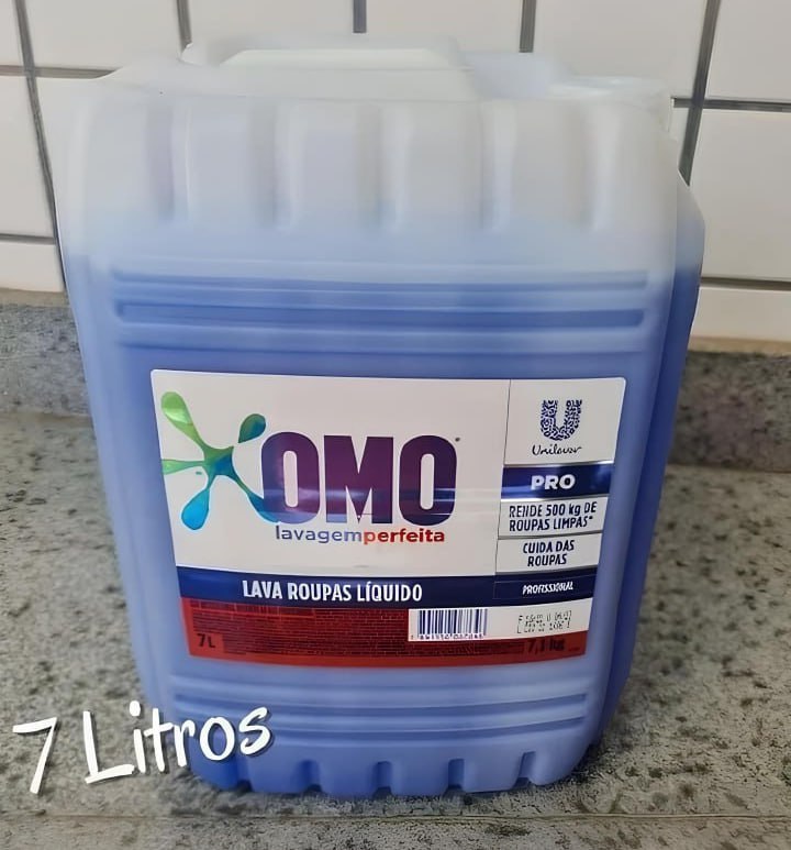 Sabão Líquido Omo Lavanderia Profissional Lavagem Perfeita Profissional 7L