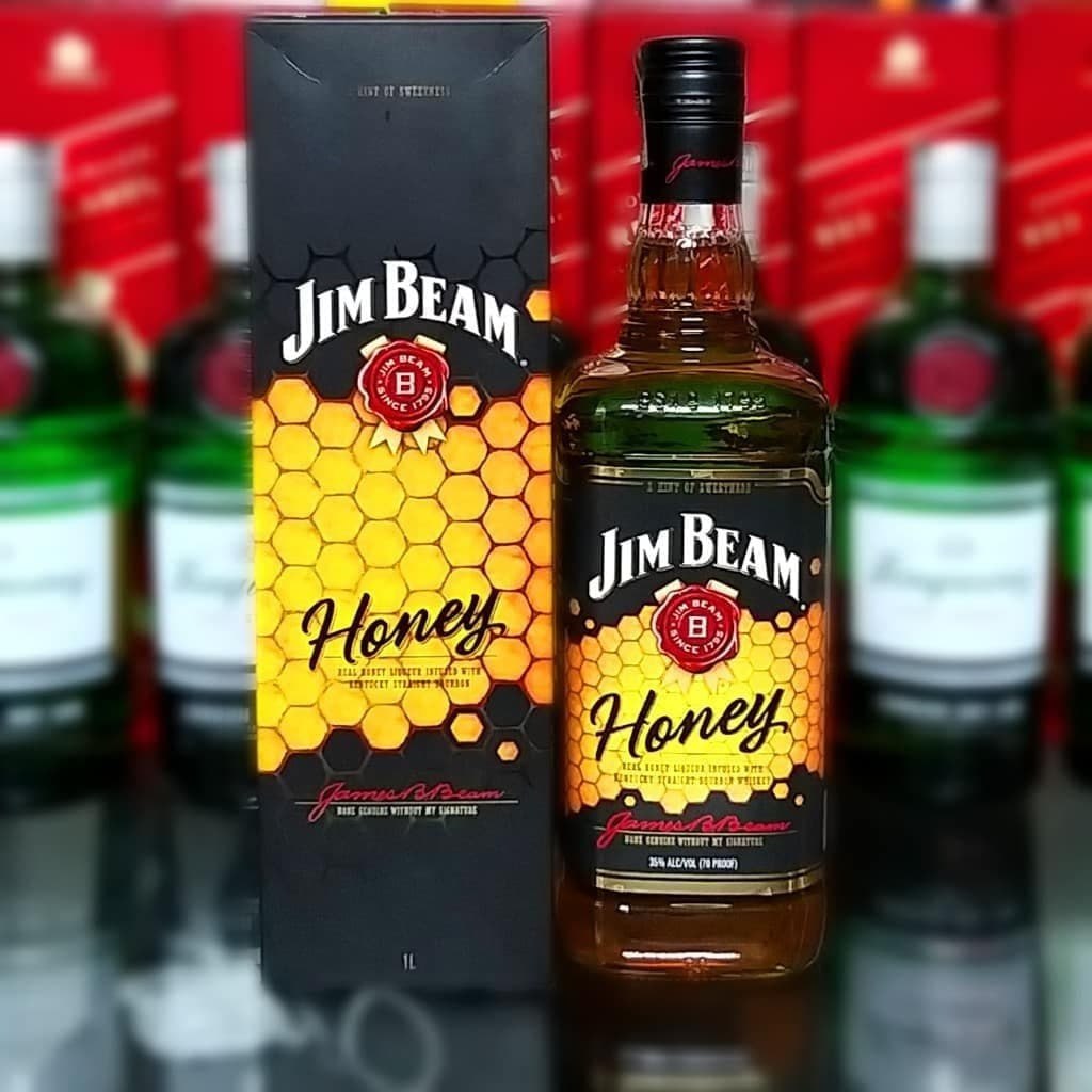 Jim Beam Whisky Honey Bourbon 1L