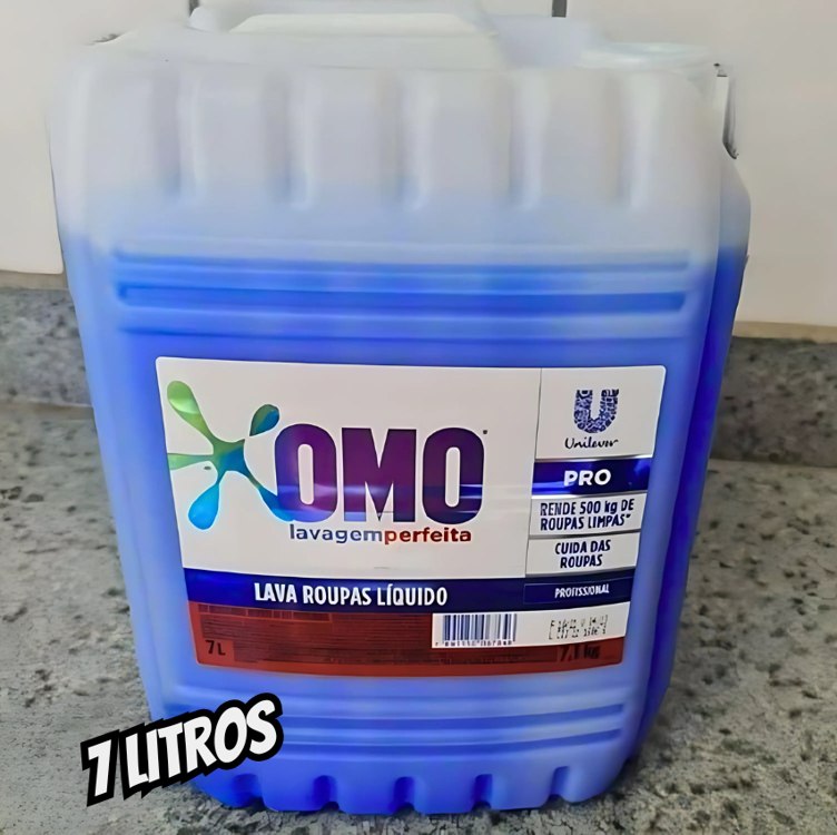 Sabão Líquido Omo Lavanderia Profissional Lavagem Perfeita Profissional 7L